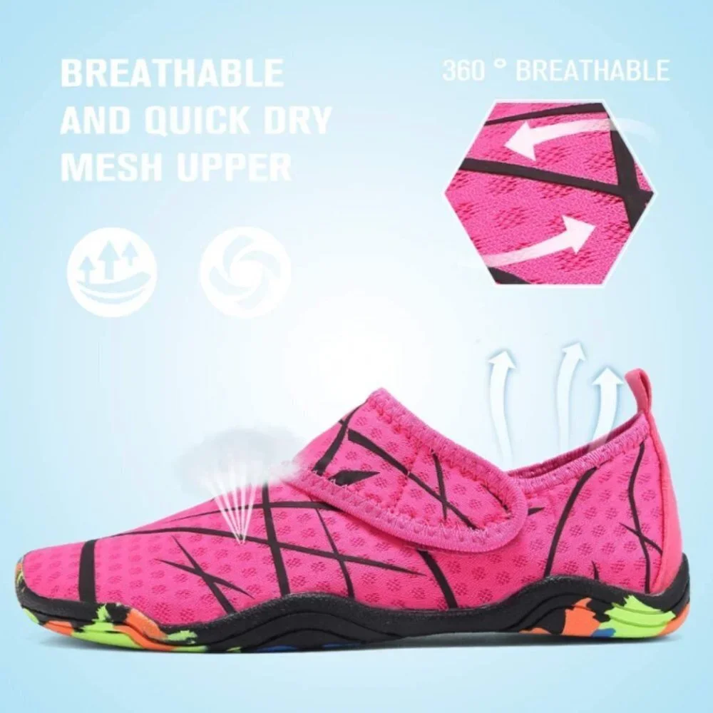 CIOR Big Kids' Swimming Water Sports Shoe Pink